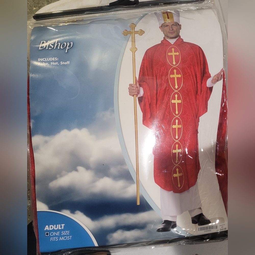 Bishop Costume for Adults - Red